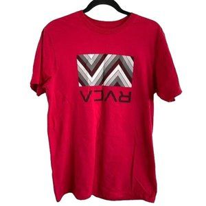 RVCA Red Men’s Graphic T-Shirt, Sz Large